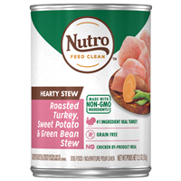 Nutro Hearty Stews Chunky Chicken & Turkey Stew Chunks In Gravy Canned Dog Food 12.5 oz. 92569