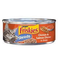 Friskies Chicken and Salmon Dinner Shreds 99809