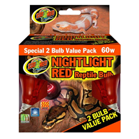 ZM 60W 2PK NIGHTLIGHT RED ZOOMED COMBO I005280