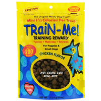 Crazy Dog® TRaiN-Me! Grain Free Mini Treats for Dogs Chicken 3.5 oz. I008163