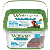 Whimzees Dental Treats for Dogs Variety Pack I012510b