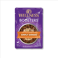 Wellness CORE Simply Shreds Mixer or Topper Chicken, Chicken Liver, & Broccoli Recipe Dog Food 2.8oz Pouch I013729