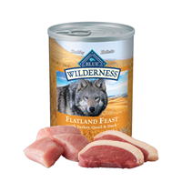 Blue Buffalo Flatland Feast™ with Turkey, Quail & Duck 12.5 oz. Can I014196