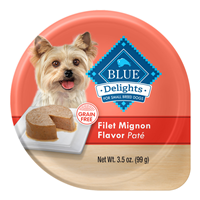 Blue Buffalo Blue Delights Grain-Free Filet Mignon Flavor Pate 3.5 oz. I014788