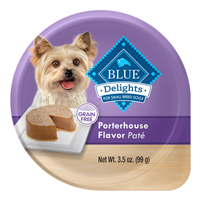 Blue Buffalo Blue Delights Grain-Free Porterhouse Flavor Pate 3.5 oz. I014789