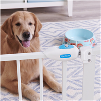 Carlson Extra Wide Walk Thru Gate with Small Pet Door
