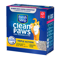 Fresh Step Clean Paws Low Tracking Litter Triple Action 22.5 lbs. I015863