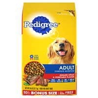 Pedigree Dry Dog Food Adult Grilled Steak & Vegetable Flavor I016111