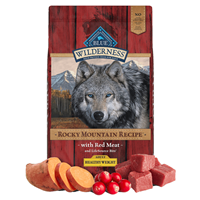 BLUE Wilderness Rocky Mountain Recipe Healthy Weight Red Meat Adult Dogs 22lb I016672