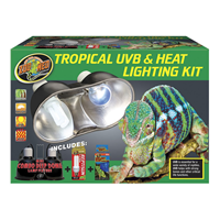 Zoo Med Tropical UVB & Heat Lighting Dual Kit 100 Watt I017359
