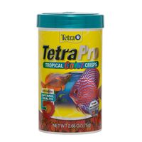 TetraPro Tropical Color Crisps Fish Food 2.65 oz. I017489
