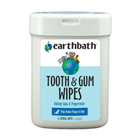 earthbath Tooth & Gum Wipes for Pets 25 ct I018011