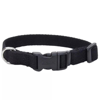 Coastal New Earth Soy Adjustable Dog Collar Onyx I018914b