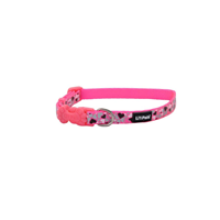 Coastal Li&lsquo;l Pals Pink with Hearts Reflective Dog Collar I019044b