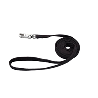 Coastal Li&lsquo;l Pals Black Microfiber Dog Leash 3/8" X 6&lsquo; I019072