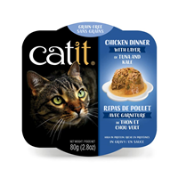 Catit Chicken Dinner with Layer of Tuna & Kale 2.8 oz. I019765