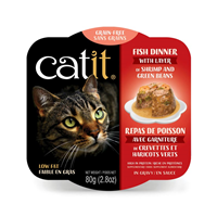 Catit Fish Dinner with Layer of Shrimp and Green Beans 2.8 oz. I019772