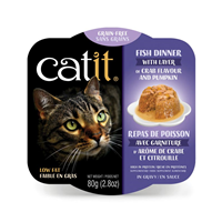 Catit Fish Dinner with Layer of Crab Flavor and Pumpkin 2.8 oz. I019773