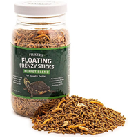 Fluker&lsquo;s Floating Frenzy Sticks Buffet Blend Aquatic Turtle Food 6oz I020140