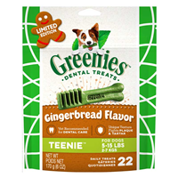 Greenies Dental Treats Gingerbread Flavor I020161b