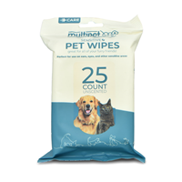 Multipet Pet Toweletts for Eye, Ear, & Sensitive Area Wipes  I020542b