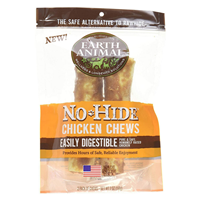 Earth Animal No-Hide 7" Chicken Recipe Dog Chews 2pk I021447