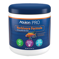 Aqueon PRO Herbivore Formula Sinking Pellet Fish Food 4.8 oz. I021484