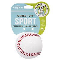Planet Dog Orbee-Tuff Baseball Dog Toy 3" I021699