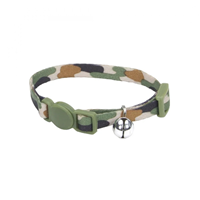 Coastal Safe Cat Round Green Camo Breakaway Collar I021748