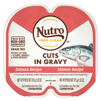 Nutro Perfect Portions Cuts in Gravy Salmon Recipe Adult Cat Food I021864