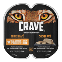 CRAVE Grain-free Chicken Pate Perfect Portions Adult Wet Cat Food 2.6 oz. I021903