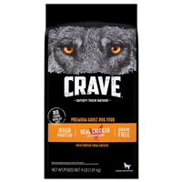 CRAVE Grain-free Chicken Adult Dry Dog Food I021907
