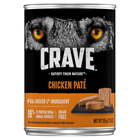 CRAVE Grain-Free Chicken Pate Adult Wet Dog Food 12.5 oz. I021919
