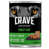 CRAVE Grain-Free Turkey Pate Adult Wet Dog Food 12.5 oz. I021920