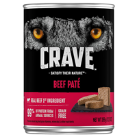 CRAVE Grain-Free Beef Pate Adult Wet Dog Food 12.5 oz. I021921