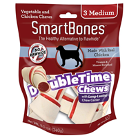 Smart Bones Smart DoubleTime Chews Chicken Medium 3pk I021939