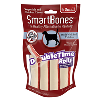 SmartBones DoubleTime Rolls Chicken Small 4pk I021940