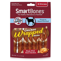 SmartBones Chicken Wrapped Sticks with Vegetable 8pk I021952