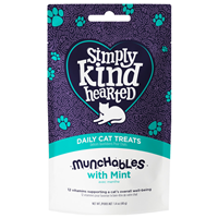 Simply Kind Hearted Munchables with Mint Daily Cat Treats 1.4 oz. I022128