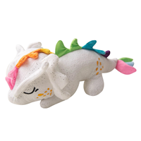 SnugARooz Dreamer the Dragon 14in. White Plush Dog Toy I022141