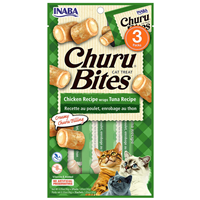Inaba Churu Bites Chicken Wraps Tuna Recipe 3pk I022184