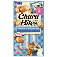 Inaba Churu Bites Chicken Wraps Tuna with Scallop Recipe 3pk I022185