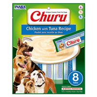 Inaba Dog Churu Chicken With Tuna Recipe 8pk I022188