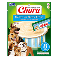 Inaba Churu Chicken with Cheese Recipe Treat For Dogs 8 count I022189
