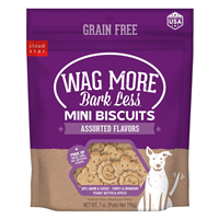 Cloud Star Wag More Bark Less Mini Biscuits Assorted Flavors 7 oz. I022265