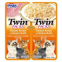 Inaba Twin Pack Chicken Recipe in Chicken Broth for Cats I022293