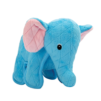 Zeus Safri Dog Toy Blue Elephant 6.5 in. I022319