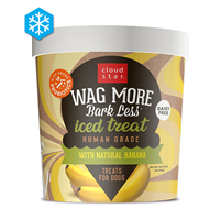 Cloud Star Wag More Bark Less Iced Treat with Natural Banana 12 oz. I022343