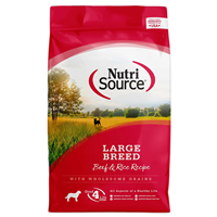 NutriSource Large Breed Beef & Rice Formula  30 Lbs. I022402