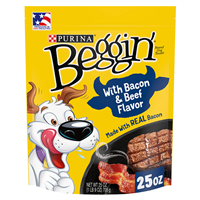 Purina Beggin with Bacon & Beef Flavor Dog Treats 25 oz. I022420